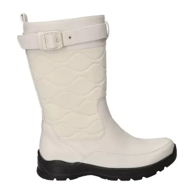 Easy Street Womens Blizzard Flat Heel Booties