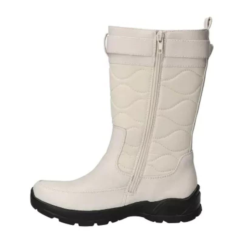 Easy Street Womens Blizzard Flat Heel Booties