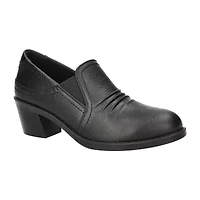 Easy Street Womens Joplin Block Heel Booties