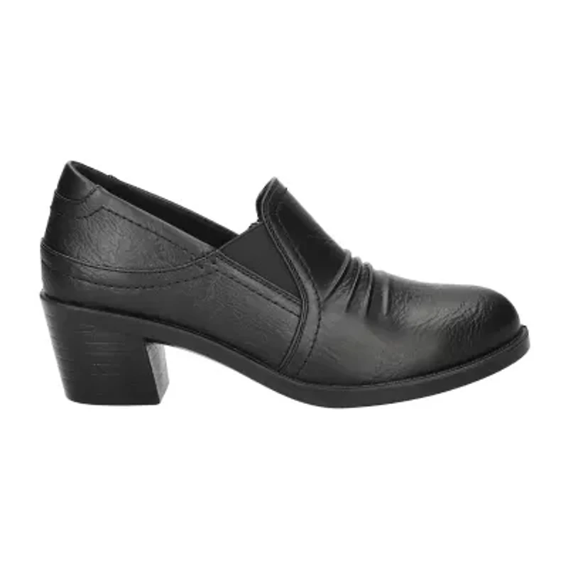 Easy Street Womens Joplin Block Heel Booties