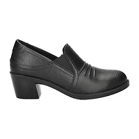 Easy Street Womens Joplin Block Heel Booties