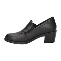 Easy Street Womens Joplin Block Heel Booties