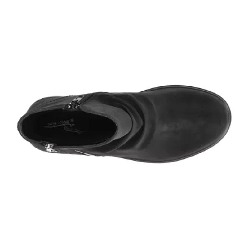 Easy Street Womens Lyra Flat Heel Booties