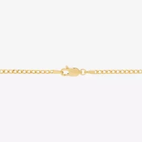 Made in Italy Womens 14K Gold 18 Inch Curb Chain Necklace