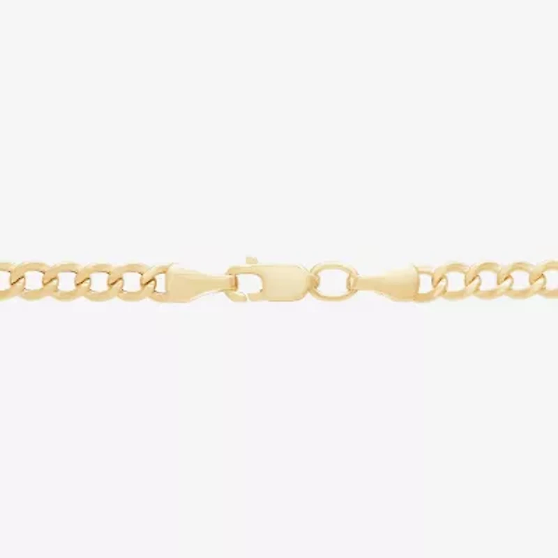 Bonded Brilliance Womens 14K Gold Over Silver 20 Inch Link Chain Necklace