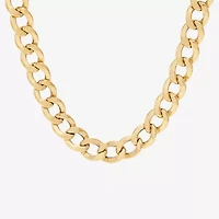 Bonded Brilliance Womens 20 Inch Cuban Chain Necklace
