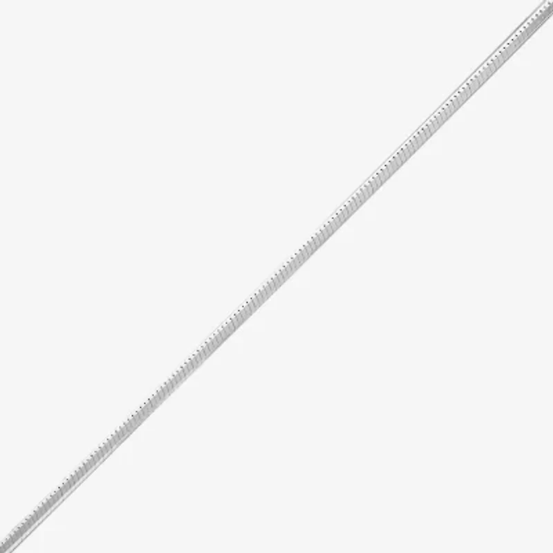 Made in Italy Womens Sterling Silver Inch Snake Chain Necklace