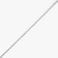 Made in Italy Womens Sterling Silver Inch Snake Chain Necklace