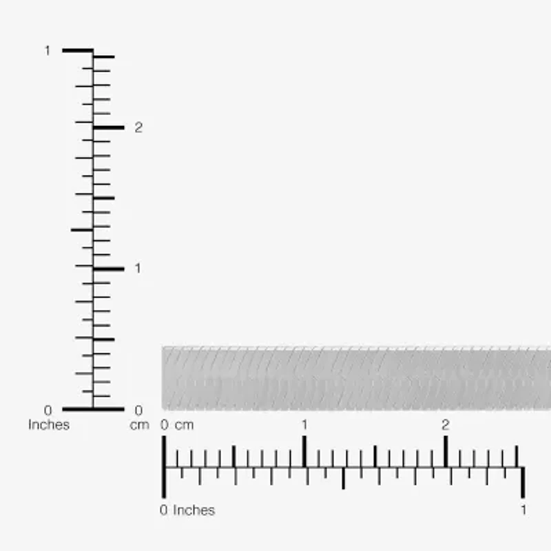 Made in Italy Womens Sterling Silver 7.5 Inch Solid Herringbone Chain Bracelet