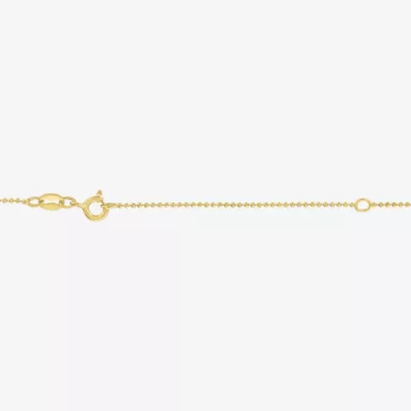 Diamond Addiction G-H / Si2-I1 Womens 1/10 CT. T.W. Lab Grown White Diamond 14K Gold Over Silver Heart 18 Inch Pendant Necklace