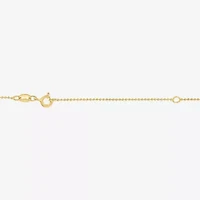 Diamond Addiction G-H / Si2-I1 Womens 1/10 CT. T.W. Lab Grown White Diamond 14K Gold Over Silver Heart 18 Inch Pendant Necklace