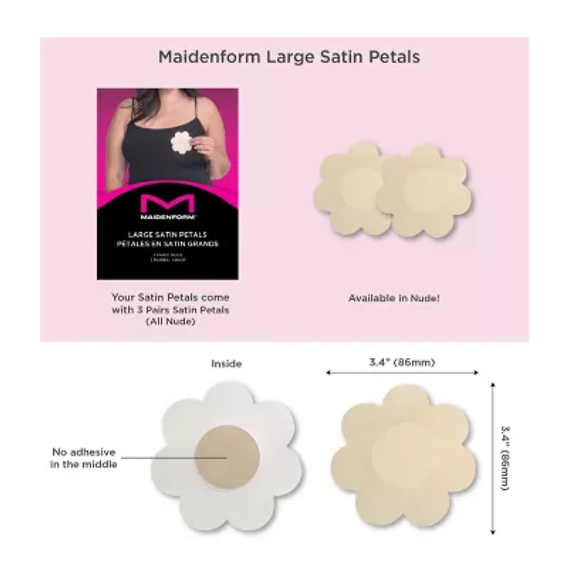 Maidenform 3 Pair Breast Petals