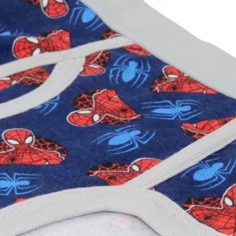 Little Boys Spiderman 5 Pack Briefs Bup5216