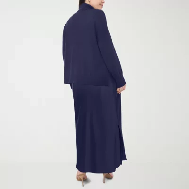 Sam And Jess Womens Plus Long Sleeve Sweater  Dress Set