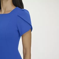 Marc New York Womens Short Sleeve Sheath Dress