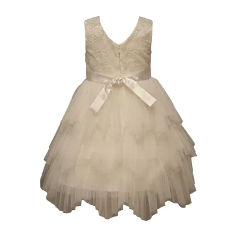 Bonnie Jean Toddler Girls Sleeveless Babydoll Dress