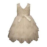 Bonnie Jean Toddler Girls Sleeveless Babydoll Dress