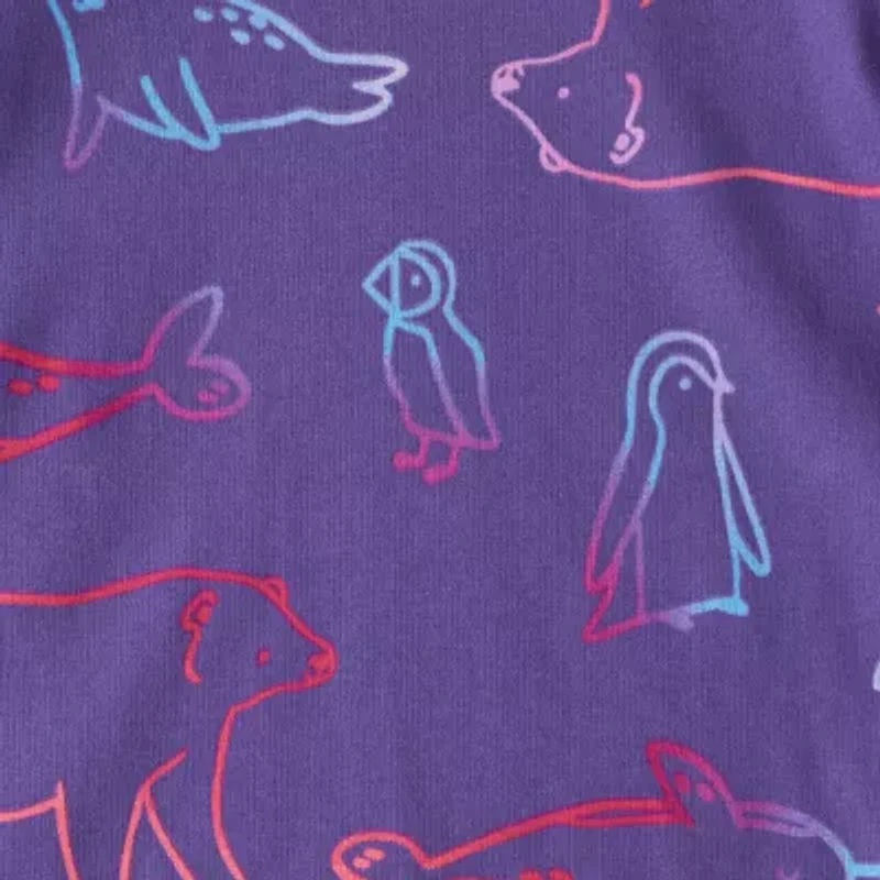 Carter's Baby Girls Round Neck Long Sleeve 4-pc. Pajama Sets