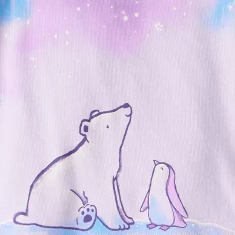 Carter's Baby Girls Round Neck Long Sleeve 4-pc. Pajama Sets