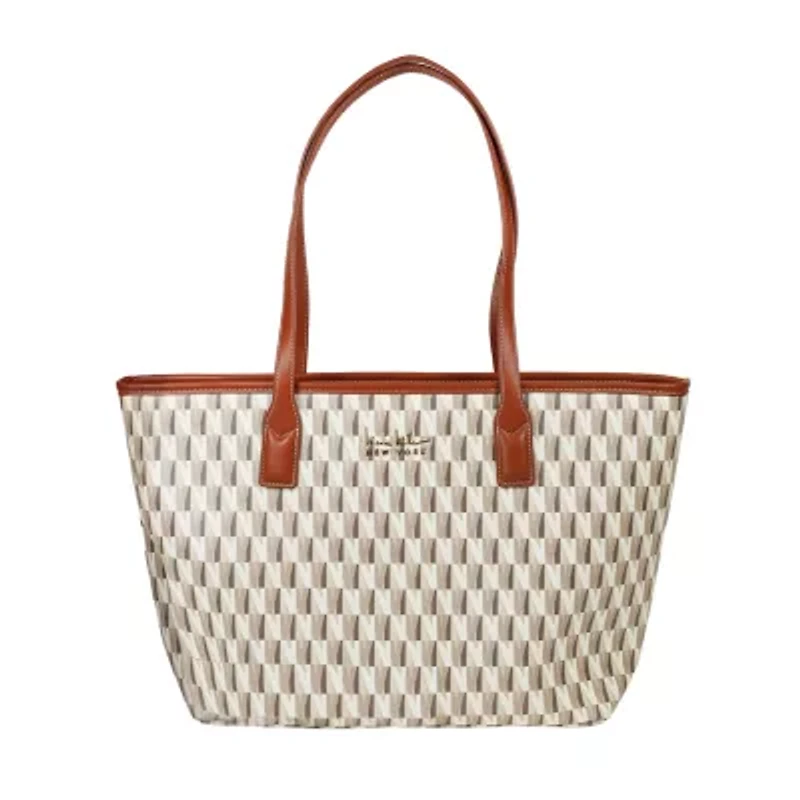 Nicole Miller Monogram Tote Bag