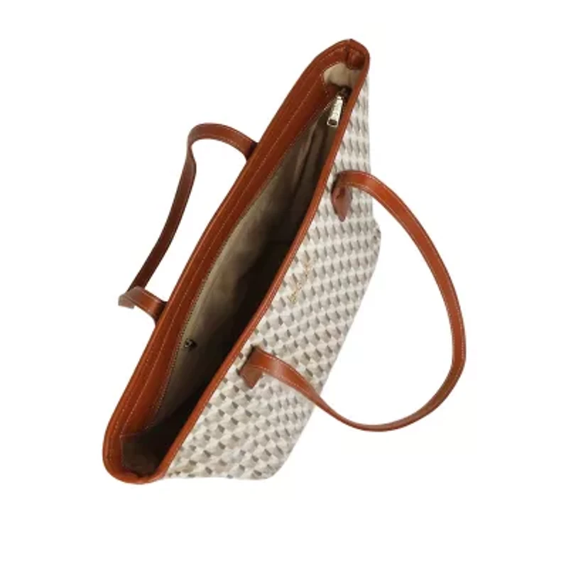 Nicole Miller Monogram Tote Bag