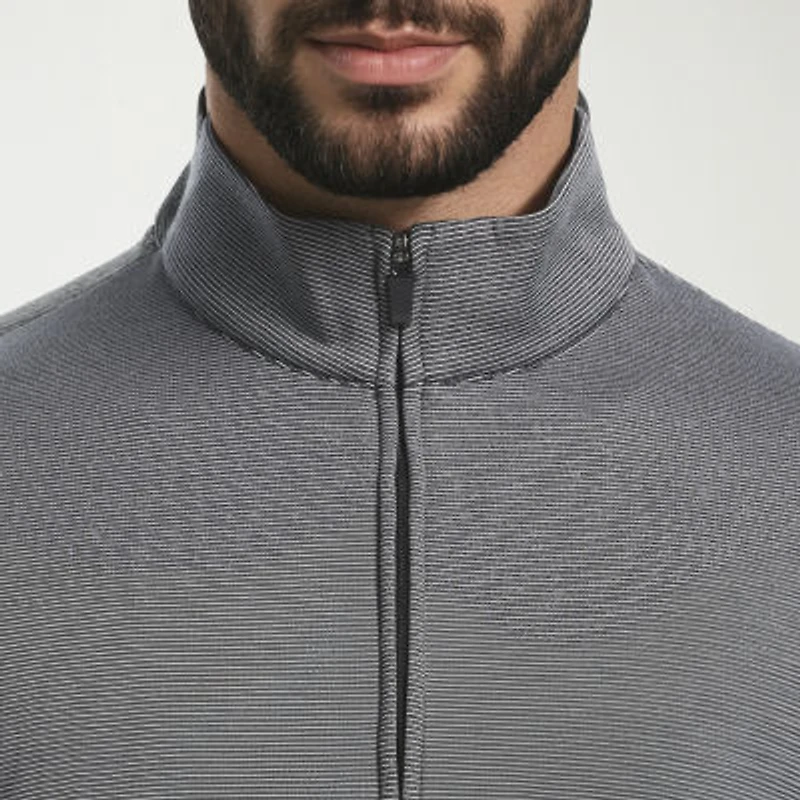 PGA TOUR Mens Regular Fit Long Sleeve Polo Shirt