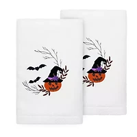 Linum Home Textiles Halloween 2-pc. Embellished Hand Towel