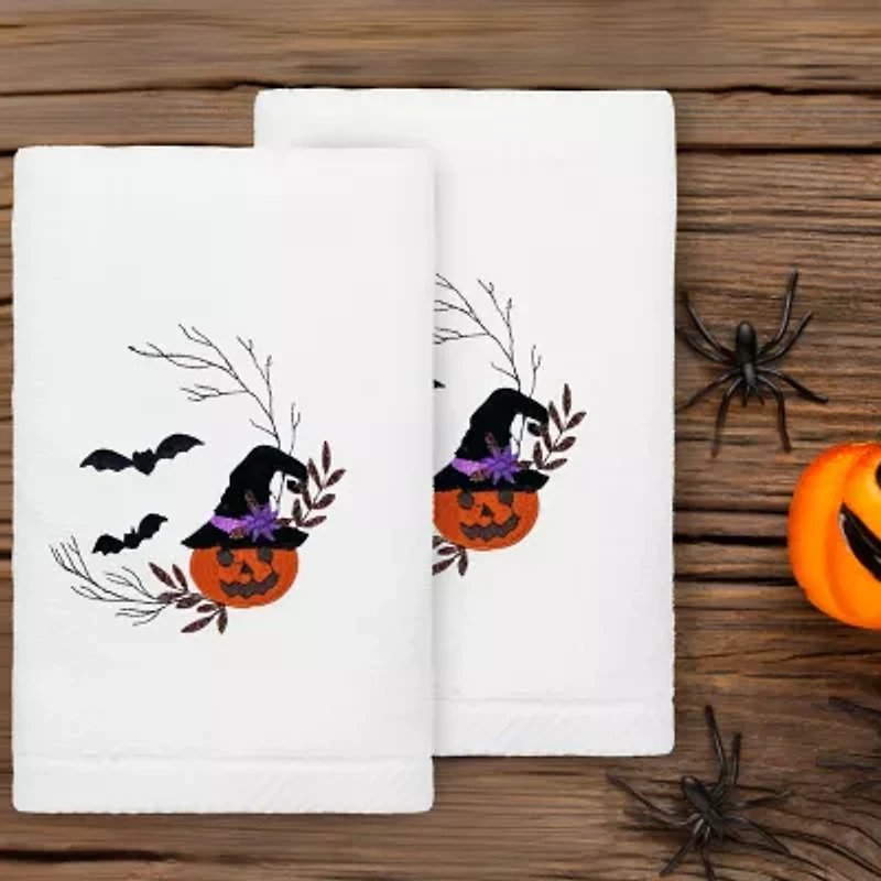 Linum Home Textiles Halloween 2-pc. Embellished Hand Towel