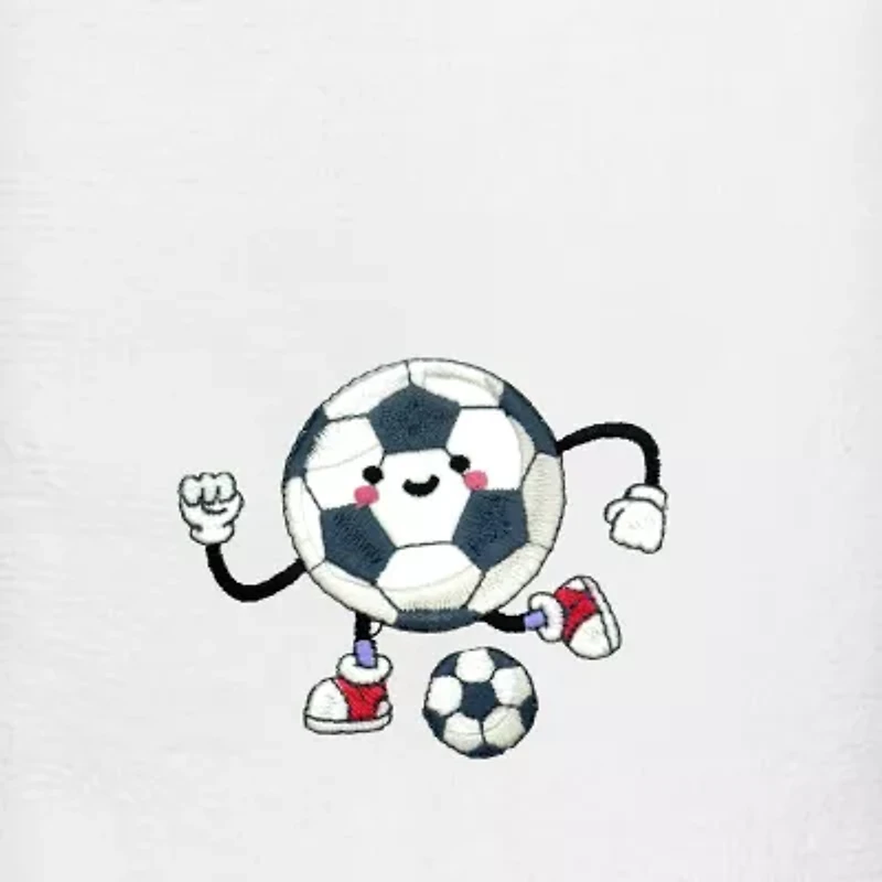 Linum Home Textiles Soccer Player 2-pc. Embellished Hand Towel