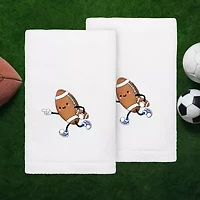 Linum Home Textiles Sports 2-pc. Embellished Hand Towel