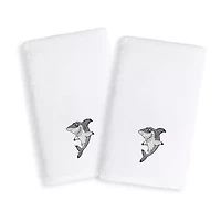 Linum Home Textiles Kids 2-pc. Embellished Hand Towel