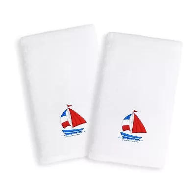 Linum Home Textiles Boat 2-pc. Embellished Hand Towel