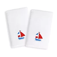 Linum Home Textiles Boat 2-pc. Embellished Hand Towel