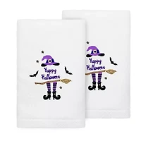 Linum Home Textiles Halloween 2-pc. Embellished Hand Towel