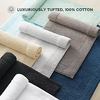 Madison Park Signature Splendor 100% Cotton Tufted 3000 Gsm Reversible Bath Rug