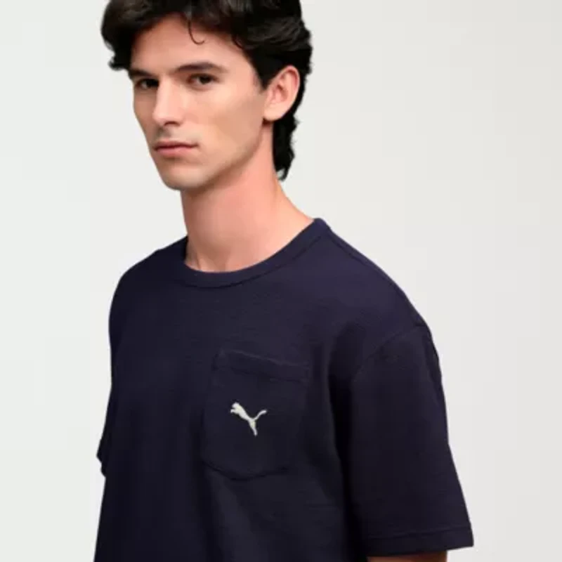 PUMA Mens Crew Neck Short Sleeve Active T-Shirt