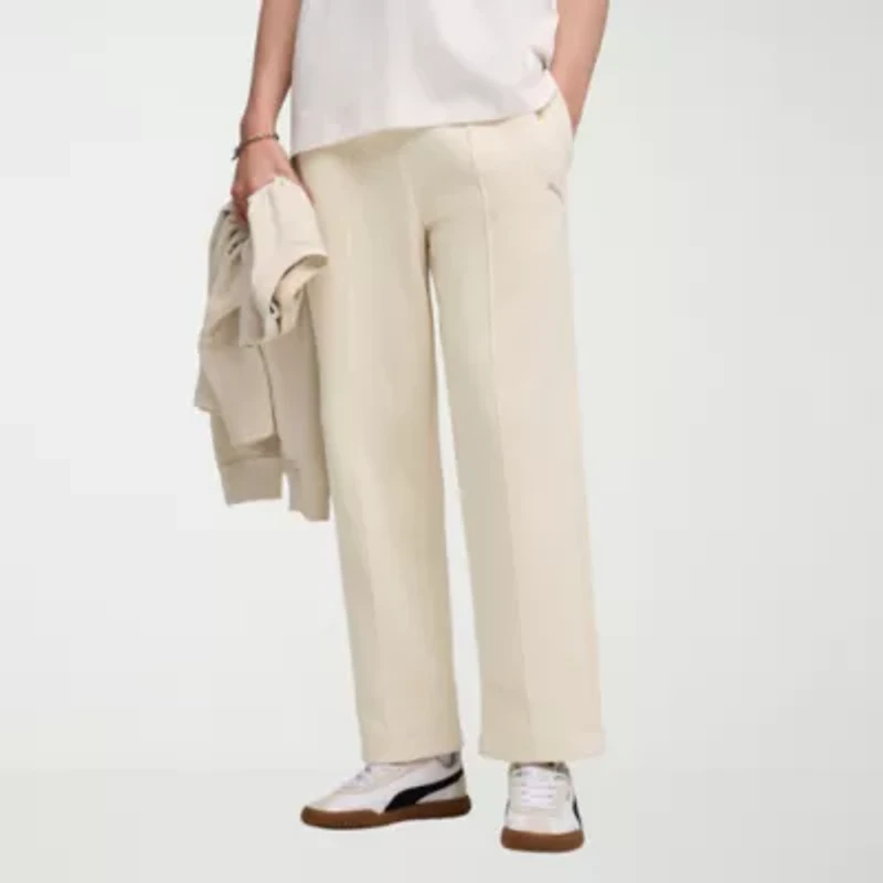 PUMA Mens Drawstring Waist Relaxed Fit Fleece Sweatpant