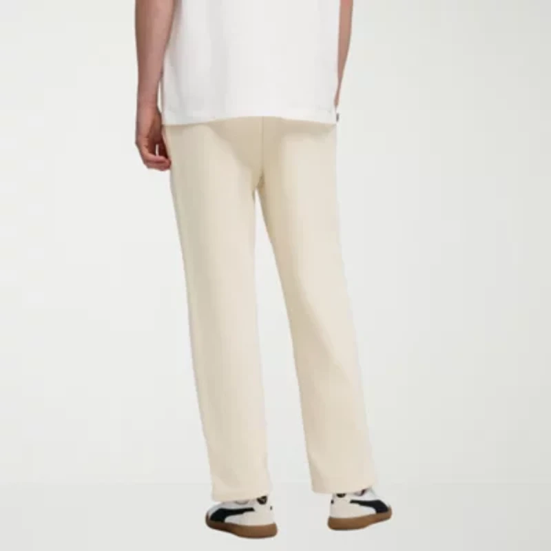 PUMA Mens Drawstring Waist Relaxed Fit Fleece Sweatpant