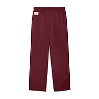 PUMA Mens Drawstring Waist Wide Leg Relaxed Fit Fleece Sweatpant