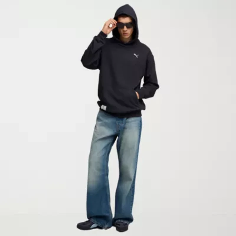 PUMA Mens Long Sleeve Fleece Active Hoodie