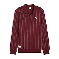 PUMA Mens Regular Fit Long Sleeve Polo Shirt