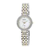 Armitron® Now® Womens Crystal-Accent Two-Tone Bracelet Watch