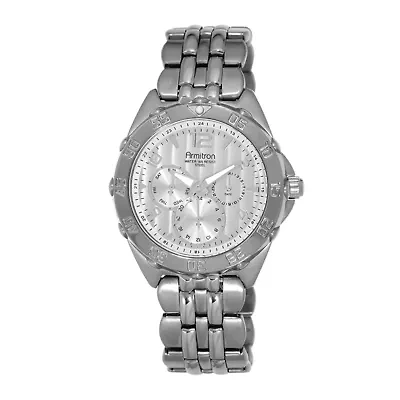 Armitron® All-Sport® Mens Stainless Steel Watch