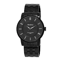 Armitron® All-Sport® Mens Black Stainless Steel Watch