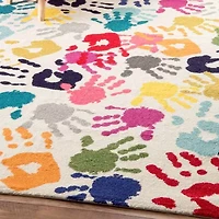 nuLoom Pinkie Handprint Rug