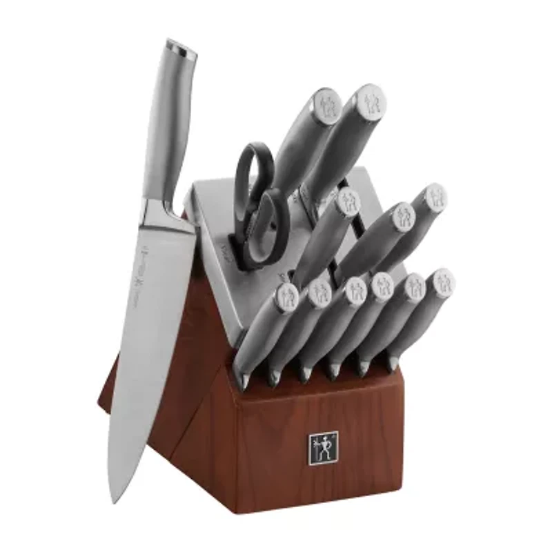 Henckels International Modernist 14-Pc. Self Sharpening Knife Block Set