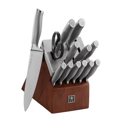 Henckels International Modernist 14-Pc. Self Sharpening Knife Block Set