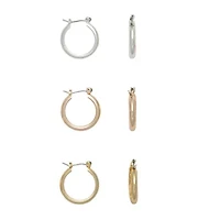 Mixit Womens Hypoallergenic 3 Pair Earring Set
