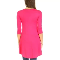 White Mark 'Calla' Embellished Tunic- Maternity