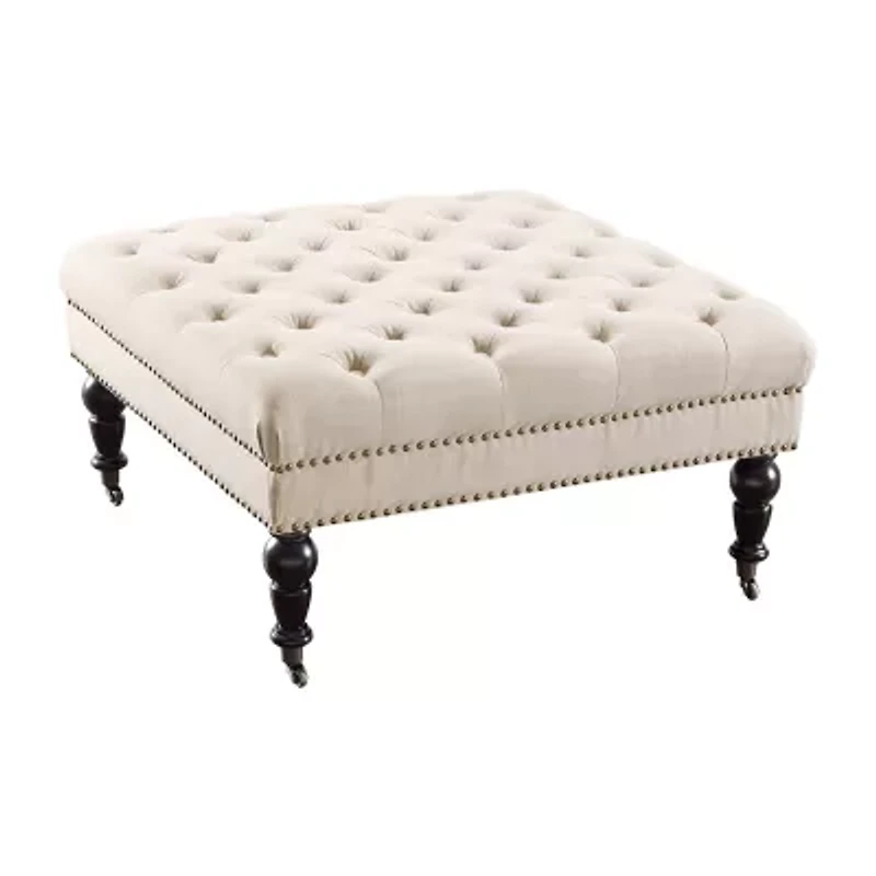 Isabelle Square Tufted Ottoman